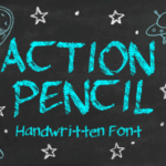 Action Pencil Font - Featured Image