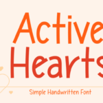 Active Hearts Font - Featured Image