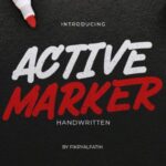 Active Marker Font - Featured Image