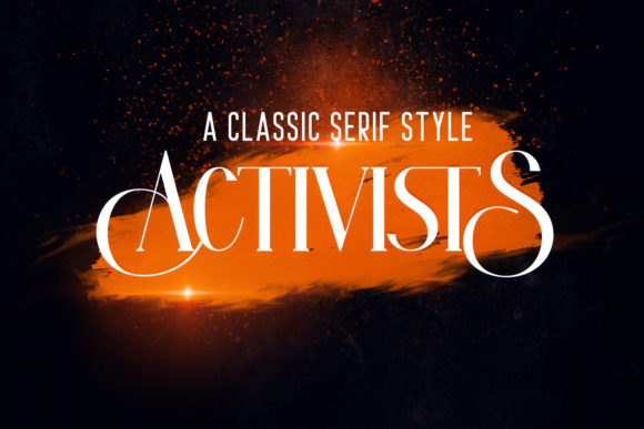 Activists Font - Featured Image