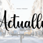 Actually Font - Featured Image