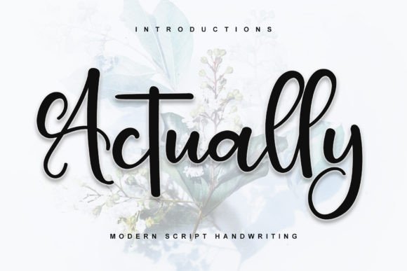 Actually Font - Featured Image