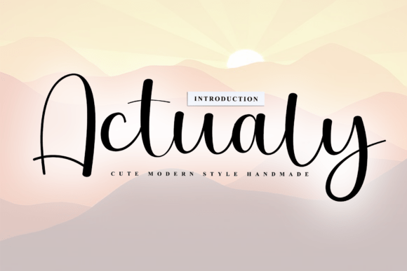 Actualy Font - Featured Image