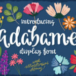 Adabame Font - Featured Image