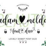 Adam Melda Lovely Font - Featured Image