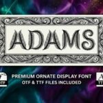 Adams Font - Featured Image