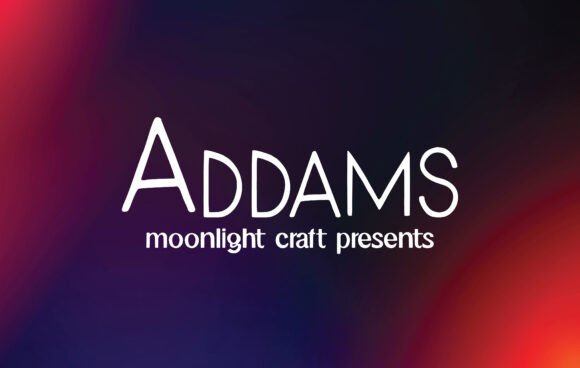 Addams Font - Featured Image