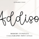 Addison Font - Featured Image