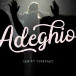 Adeghio Font - Featured Image