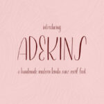 Adekins Font - Featured Image