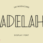 Adelah Font - Featured Image
