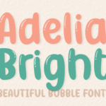Adelia Bright Font - Featured Image