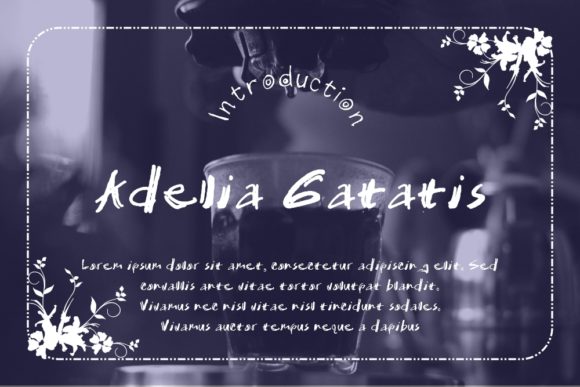 Adelia Gatatis Font - Featured Image