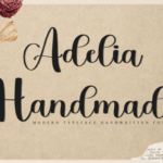 Adelia Handmade Font - Featured Image