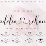 Adelia Rehan Font - Featured Image