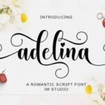 Adelina Script Font - Featured Image