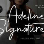 Adeline Signature Font - Featured Image