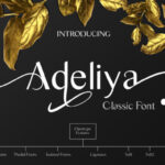 Adeliya Font - Featured Image
