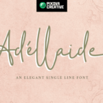 Adellaide Font - Featured Image