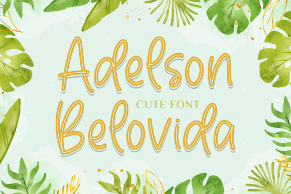 Adelson Belovida Font - Featured Image