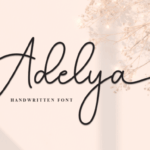 Adelya Font - Featured Image
