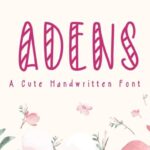 Adens Font - Featured Image