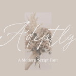Adeptly Font - Featured Image