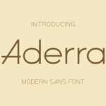 Aderra Font - Featured Image