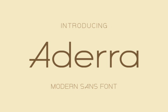 Aderra Font - Featured Image