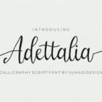 Adettalia Font - Featured Image