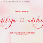 Adeviya Adewiya Font - Featured Image