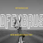 Adfenbrush Font - Featured Image