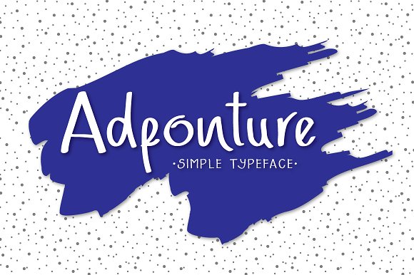 Adfonture Font - Featured Image