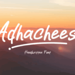 Adhachees Font - Featured Image