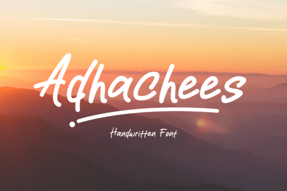 Adhachees Font - Featured Image