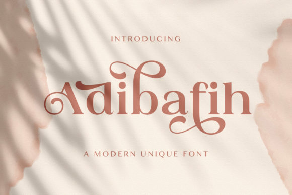 Adibafih Font - Featured Image