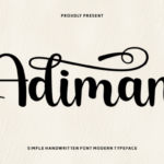 Adiman Font - Featured Image