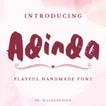 Adinda Font - Featured Image