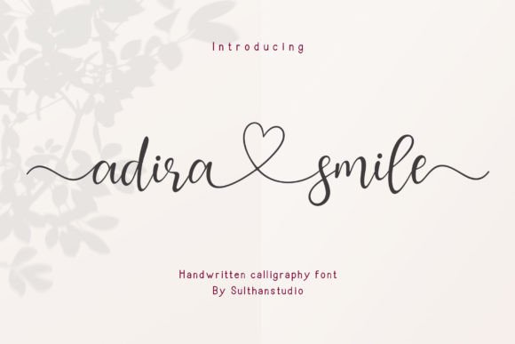 Adira Smile Font - Featured Image