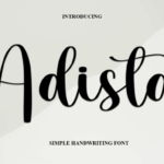 Adista Font - Featured Image