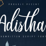 Adistha Font - Featured Image