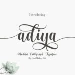 Adiya Font - Featured Image