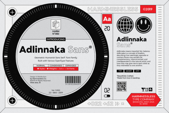 Adlinnaka Family Font - Featured Image