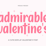 Admirable Valentine's Font - Featured Image