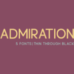 Admiration Font - Featured Image