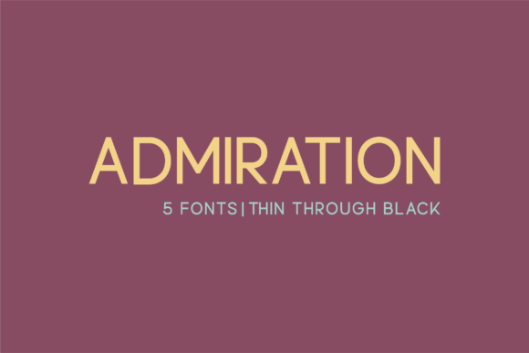 Admiration Font - Featured Image