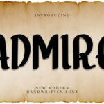 Admire Font - Featured Image