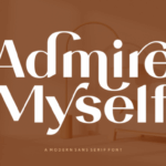 Admire Myself Font - Featured Image