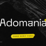 Adomania Font - Featured Image