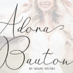 Adora Bauton Font - Featured Image